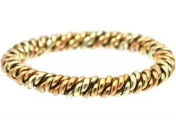 9ct Three Colour Twisted Gold Wedding Ring 9 9ct Three Colour Twisted Gold Wedding Ring -Antique Jewellery Company 95f2a073 dsc06202 scaled 1