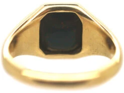 Art Deco 18ct Gold & Bloodstone Signet Ring 12 Art Deco 18ct Gold & Bloodstone Signet Ring -Antique Jewellery Company 9619e5f9 dsc07089 scaled 1