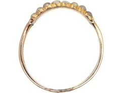 Regency 9ct Gold & Natural Split Pearl Two Row Ring 10 Regency 9ct Gold & Natural Split Pearl Two Row Ring -Antique Jewellery Company 976816d6 dsc09919 scaled 1