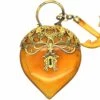 Regency 15ct Gold & Blonde Tortoiseshell Large Padlock With Associated Blonde Tortoiseshell Anchor