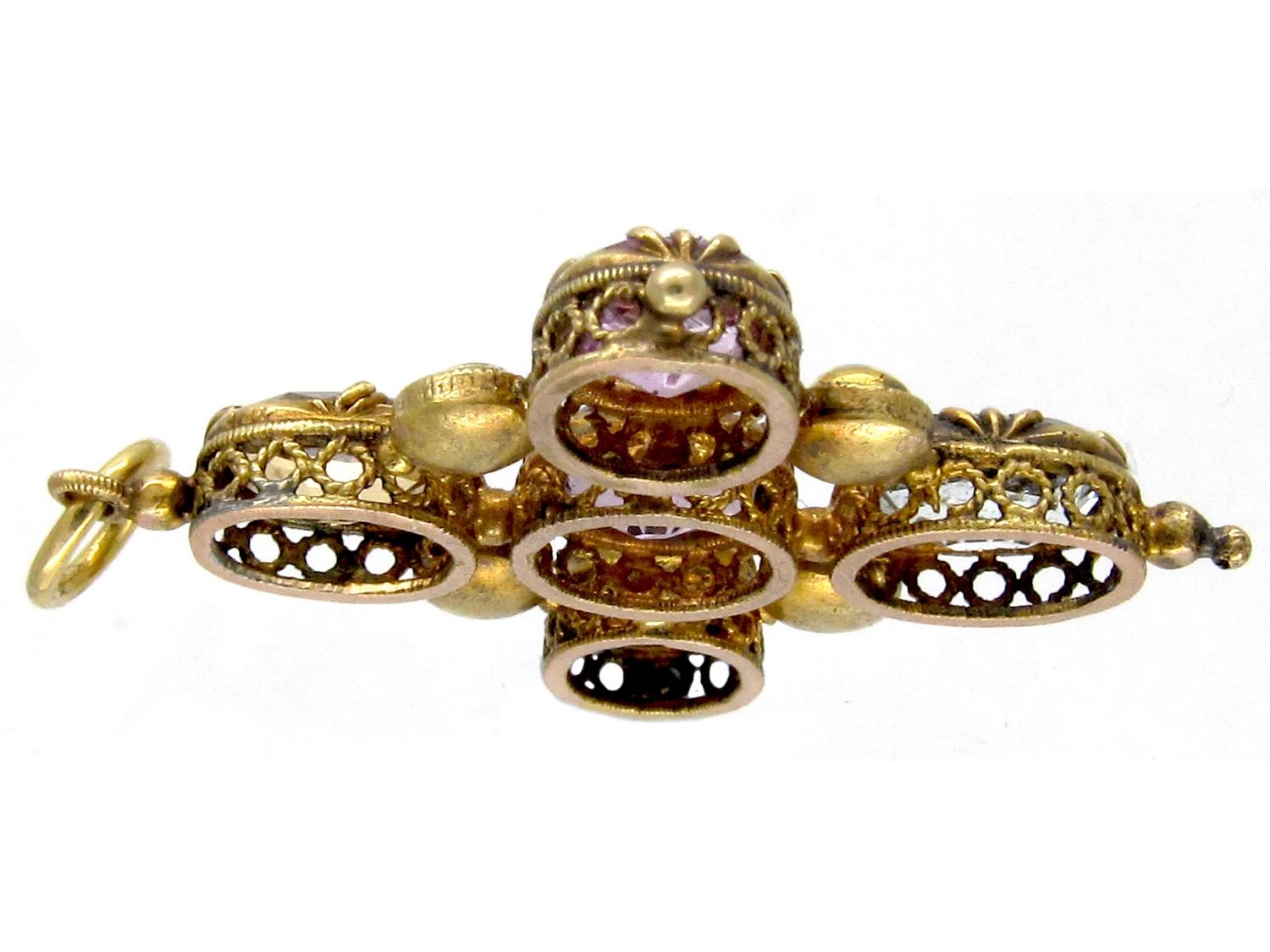 Georgian Harlequin Stones Pendant 5 Georgian Harlequin Stones Pendant - Image 3