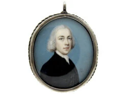 Miniature Of A Gentleman By Gervaise Spencer