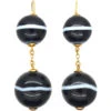 Victorian 15ct Gold & Banded Sardonyx Earrings 1 Victorian 15ct Gold & Banded Sardonyx Earrings -Antique Jewellery Company 9a9989bb dsc08903 scaled 1