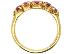 Victorian 18ct Gold & Pink Sapphire Five Stone Ring 12 Victorian 18ct Gold & Pink Sapphire Five Stone Ring -Antique Jewellery Company 9ae31550 dsc08479 scaled 1