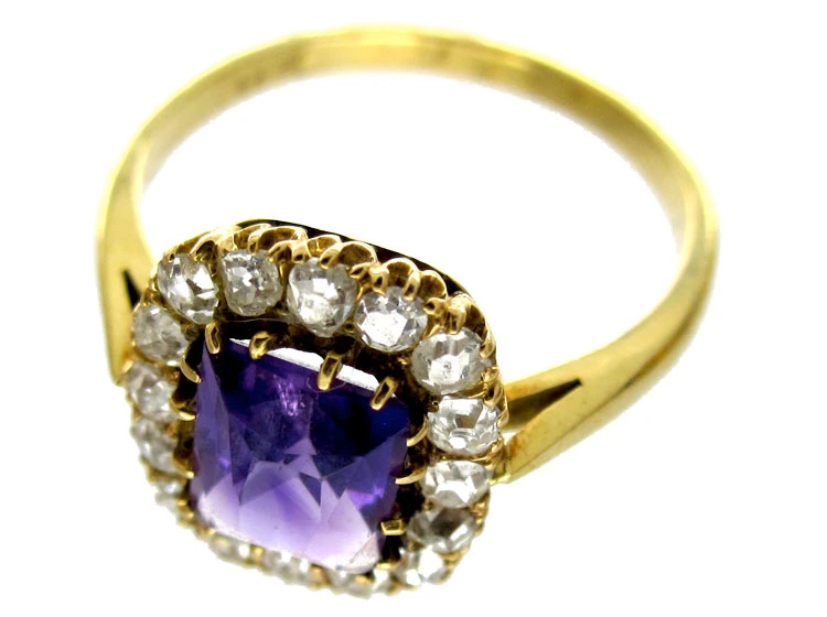 Amethyst Diamond Ring 4 Amethyst Diamond Ring - Image 2