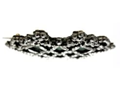Georgian Chagreen & Cut Steel Brooch -Antique Jewellery Company 9b1275573359 726