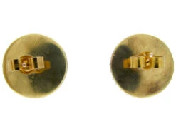 Cabochon Garnet & Diamond Victorian Stud Earrings -Antique Jewellery Company 9b1331222656 395