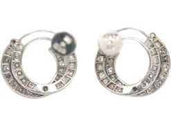 Art Deco Platinum & Diamond Hoop Earrings By Alabaster & Wilson -Antique Jewellery Company 9b773265 dsc06487 scaled 1