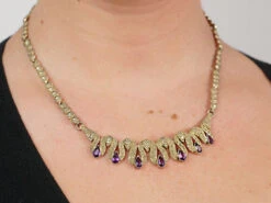 Theodor Farhner Silver Gilt & Amethyst Necklace 19 Theodor Farhner Silver Gilt & Amethyst Necklace -Antique Jewellery Company 9bdb920e nsf05546