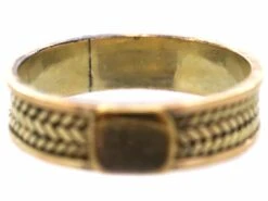 Victorian 9ct Gold Ring Set With Three Natural Split Pearls -Antique Jewellery Company 9d8cf177 dsc05689