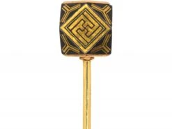Victorian Damascene Tie Pin
