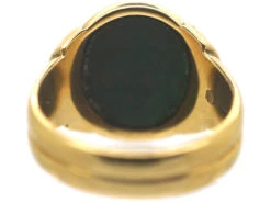 Victorian 18ct Gold Signet Ring Set With A Bloodstone -Antique Jewellery Company 9e93fcf6 dsc04736 scaled 1
