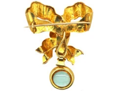 Victorian 15ct Gold Bow Brooch With Locket -Antique Jewellery Company 9ea6d2f0 dsc07945