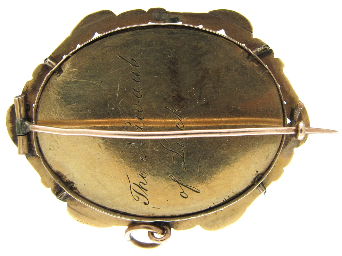 15ct Gold Nawab Of Lucknau Portrait Brooch 4 15ct Gold Nawab Of Lucknau Portrait Brooch - Image 2