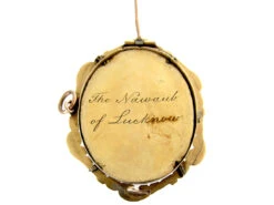 15ct Gold Nawab Of Lucknau Portrait Brooch 7 15ct Gold Nawab Of Lucknau Portrait Brooch -Antique Jewellery Company Brooch pendant miniature of an Indian Raj 2