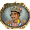 15ct Gold Nawab Of Lucknau Portrait Brooch 1 15ct Gold Nawab Of Lucknau Portrait Brooch -Antique Jewellery Company Brooch pendant miniature of an Indian Raj 3