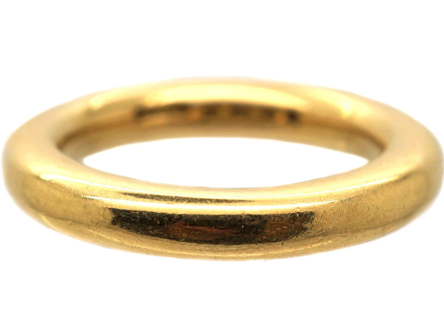 Victorian Large 18ct Gold Wedding Ring 7 Victorian Large 18ct Gold Wedding Ring - Image 5