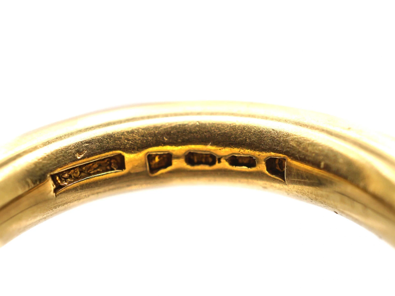 Victorian Large 18ct Gold Wedding Ring 6 Victorian Large 18ct Gold Wedding Ring - Image 4