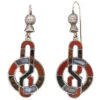 Victorian Scottish Silver & Agate Drop Earrings -Antique Jewellery Company DSC00070