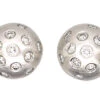18ct White Gold Bombé Earrings Set With Diamonds -Antique Jewellery Company DSC00074 copy