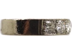 Art Deco 18ct White Gold Half Eternity Ring Set With Diamonds 13 Art Deco 18ct White Gold Half Eternity Ring Set With Diamonds -Antique Jewellery Company DSC00270 scaled 1