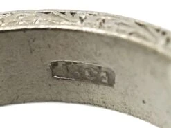 Art Deco 18ct White Gold Half Eternity Ring Set With Diamonds 14 Art Deco 18ct White Gold Half Eternity Ring Set With Diamonds -Antique Jewellery Company DSC00279 scaled 1