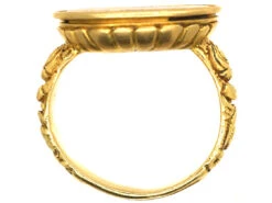 Georgian 18ct Gold Ring With Intaglio Of Centurion’s Head -Antique Jewellery Company DSC00281
