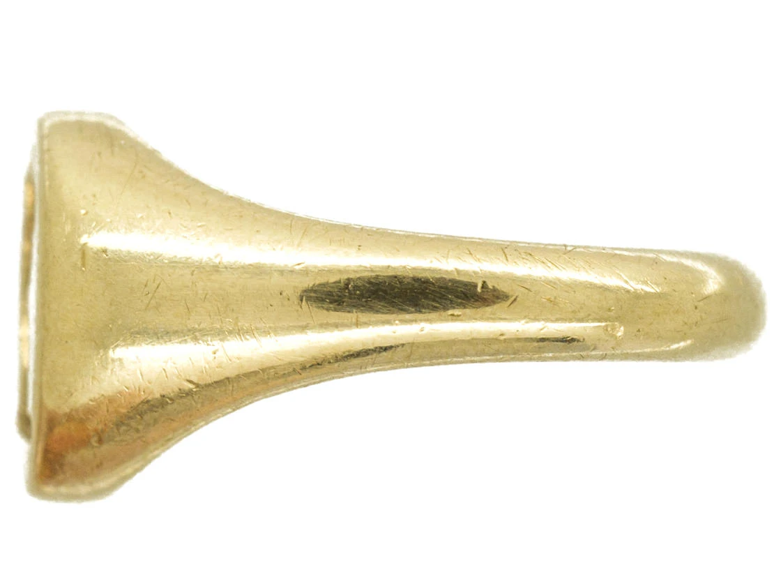 9ct Gold Signet Ring With Griffin Intaglio 4 9ct Gold Signet Ring With Griffin Intaglio - Image 2