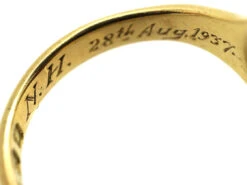 18ct Gold & Carnelian Signet Ring With Stag Intaglio -Antique Jewellery Company DSC00407 1