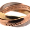 Cartier Three Colour Gold Russian Wedding Ring 2 Cartier Three Colour Gold Russian Wedding Ring -Antique Jewellery Company DSC00408