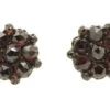 Edwardian Bohemian Garnet Cluster Earrings 2 Edwardian Bohemian Garnet Cluster Earrings -Antique Jewellery Company DSC00433