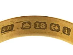 Edwardian 18ct Gold Wedding Ring -Antique Jewellery Company DSC00449
