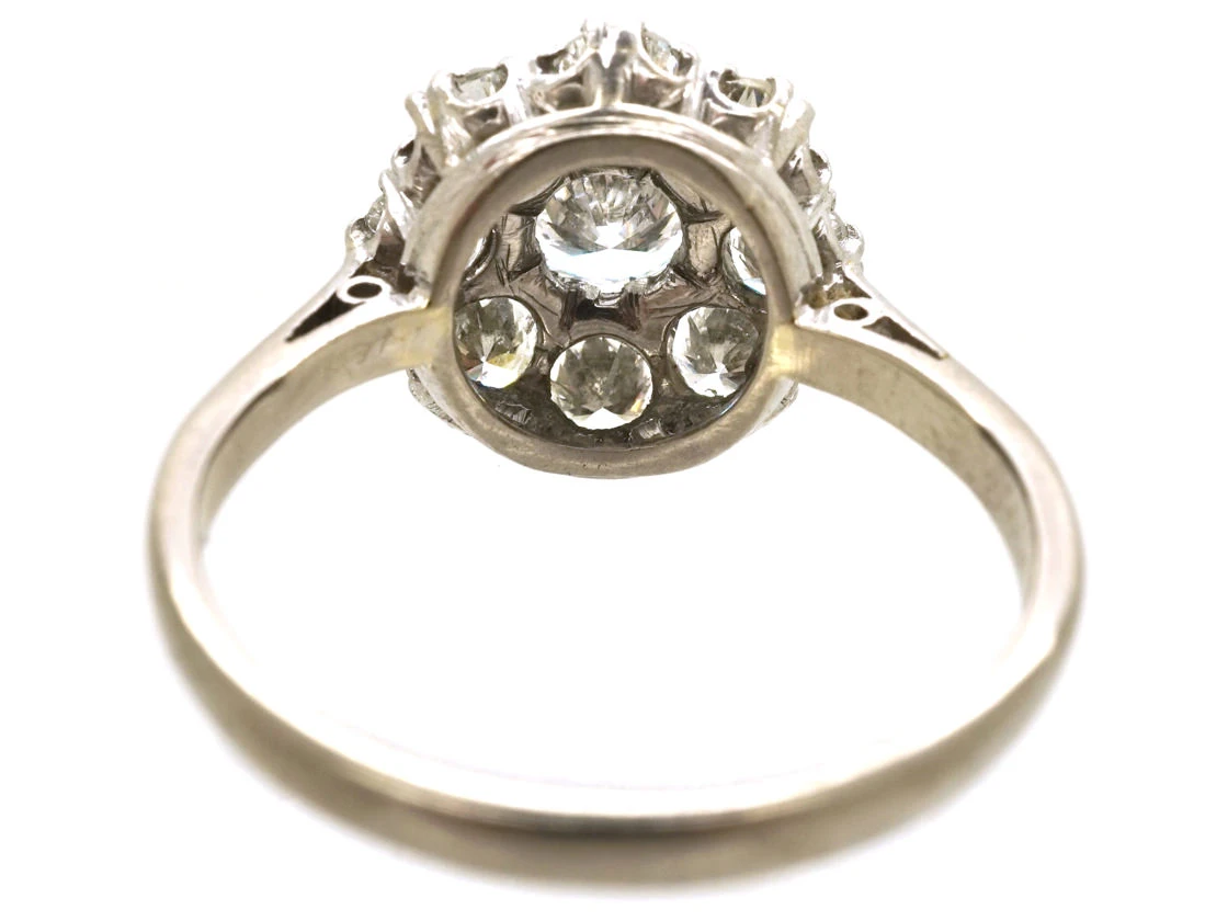 18ct White Gold & Platinum, Diamond Cluster Ring By Boodle & Dunthorne 8 18ct White Gold & Platinum, Diamond Cluster Ring By Boodle & Dunthorne - Image 6