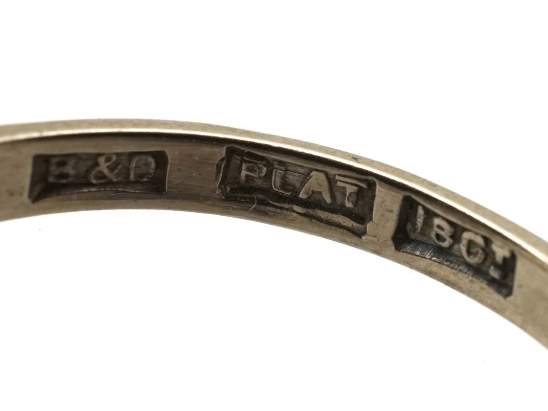 18ct White Gold & Platinum, Diamond Cluster Ring By Boodle & Dunthorne 12 18ct White Gold & Platinum, Diamond Cluster Ring By Boodle & Dunthorne - Image 10