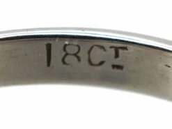 Art Deco 18ct White Gold, Rectangular Cut Sapphire & Diamond Ring 14 Art Deco 18ct White Gold, Rectangular Cut Sapphire & Diamond Ring -Antique Jewellery Company DSC00498 scaled 1