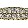 Victorian 18ct Gold Double Row Diamond Ring 1 Victorian 18ct Gold Double Row Diamond Ring -Antique Jewellery Company DSC00499