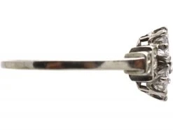 Art Deco Platinum Two Stone Diamond Ring With French Cut Diamond Set Shoulders 12 Art Deco Platinum Two Stone Diamond Ring With French Cut Diamond Set Shoulders -Antique Jewellery Company DSC00547 scaled 1