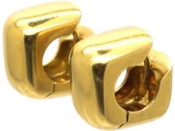 18ct Gold Chunky Squared Hoop Earrings 7 18ct Gold Chunky Squared Hoop Earrings -Antique Jewellery Company DSC00575 scaled 1