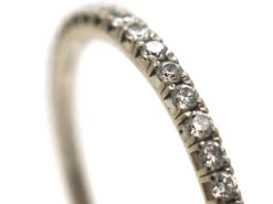 18ct White Gold & Diamond Eternity Ring By De Beers -Antique Jewellery Company DSC00584 1