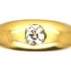 Victorian 18ct Gold Rub Over Set Diamond Ring -Antique Jewellery Company DSC00596 scaled 1