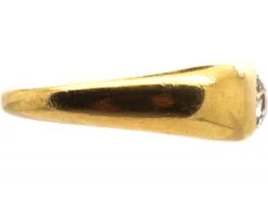 Victorian 18ct Gold Rub Over Set Diamond Ring -Antique Jewellery Company DSC00606 scaled 1