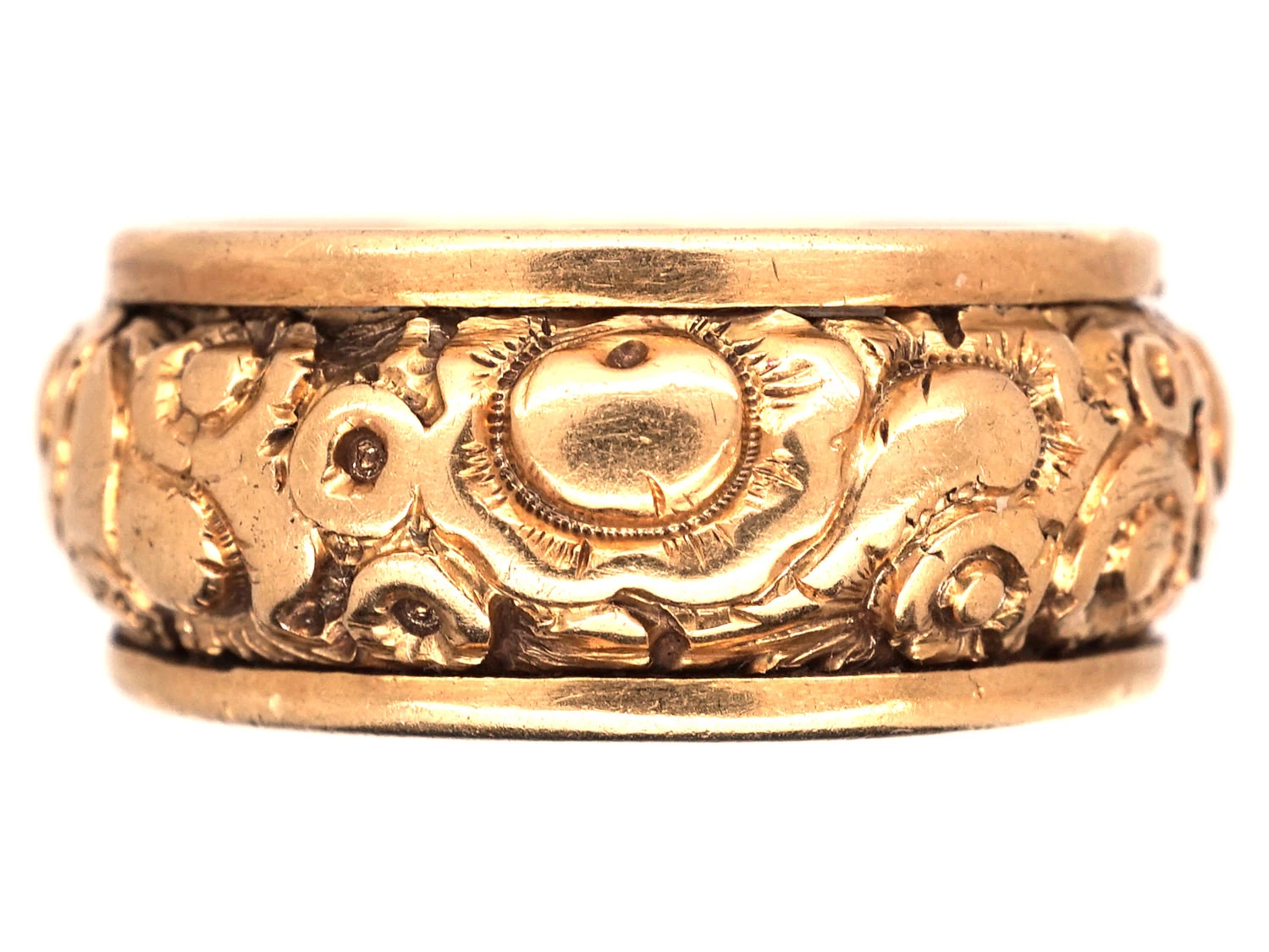 18ct Gold Memorial Ring Dated 1843 3 18ct Gold Memorial Ring Dated 1843