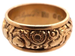 18ct Gold Memorial Ring Dated 1843 17 18ct Gold Memorial Ring Dated 1843 -Antique Jewellery Company DSC00640