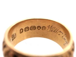 18ct Gold Memorial Ring Dated 1843 24 18ct Gold Memorial Ring Dated 1843 -Antique Jewellery Company DSC00652