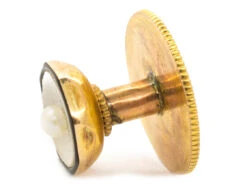 Art Deco 9ct Gold , Black Enamel, Natural Pearl & Mother Of Pearl Dress Set In Asprey Case -Antique Jewellery Company DSC00664