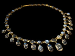 Edwardian 15ct Gold Moonstone Festoon Necklace 14 Edwardian 15ct Gold Moonstone Festoon Necklace -Antique Jewellery Company DSC00719