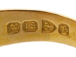 Edwardian 18ct Gold Mizpah Ring Set With A Ruby 13 Edwardian 18ct Gold Mizpah Ring Set With A Ruby -Antique Jewellery Company DSC00734 scaled 1