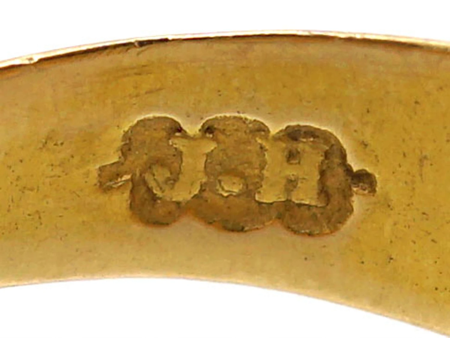 Edwardian 18ct Gold Mizpah Ring Set With A Ruby 8 Edwardian 18ct Gold Mizpah Ring Set With A Ruby - Image 6