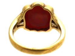 Victorian 18ct Gold & Carnelian Signet Ring With Cockerel Intaglio 17 Victorian 18ct Gold & Carnelian Signet Ring With Cockerel Intaglio -Antique Jewellery Company DSC00762