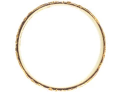 Edwardian 9ct Gold Wedding Band With Hearts Motif 9 Edwardian 9ct Gold Wedding Band With Hearts Motif -Antique Jewellery Company DSC00842